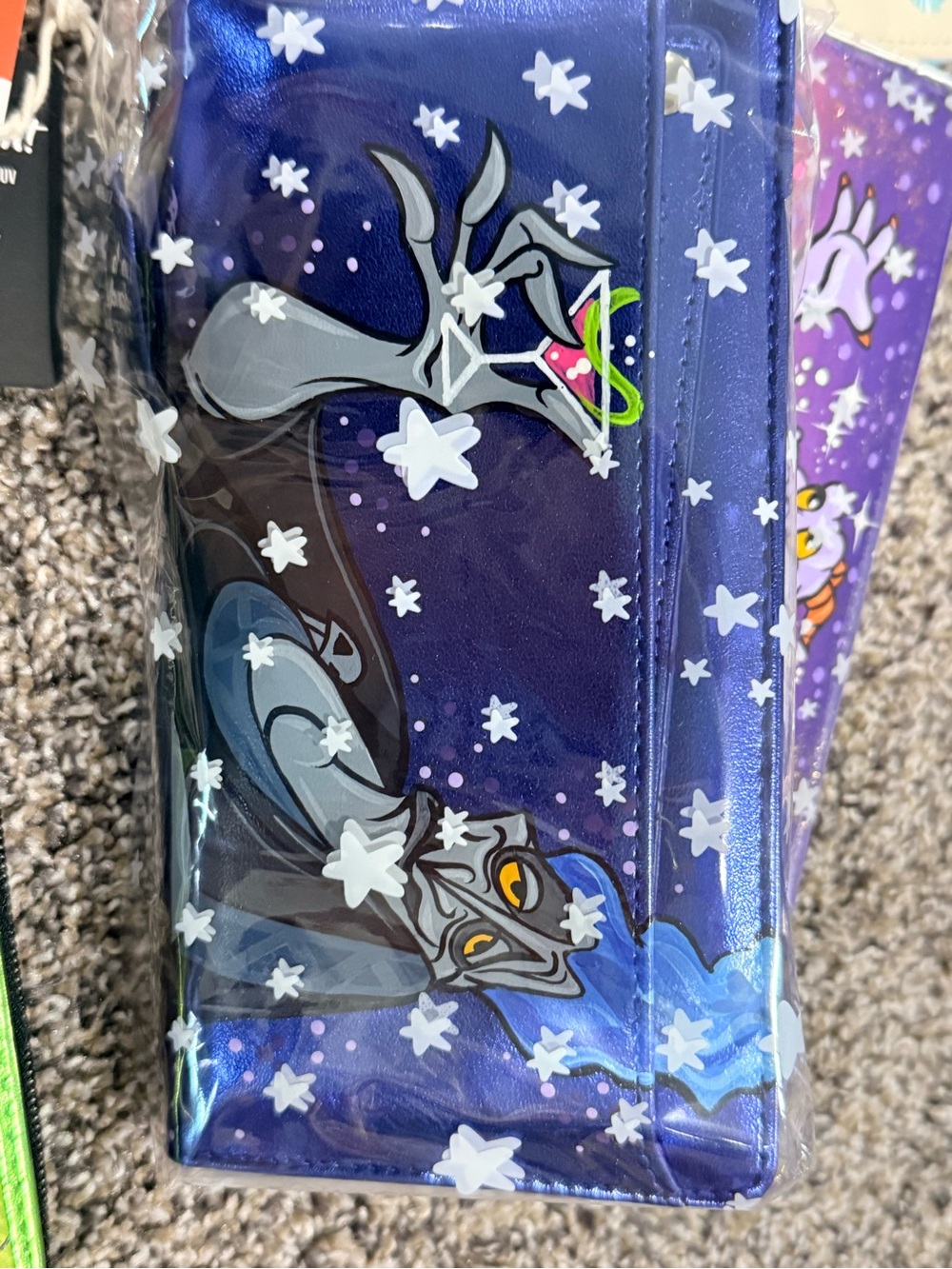 Hand Painted Disney Villain Hades Wallet